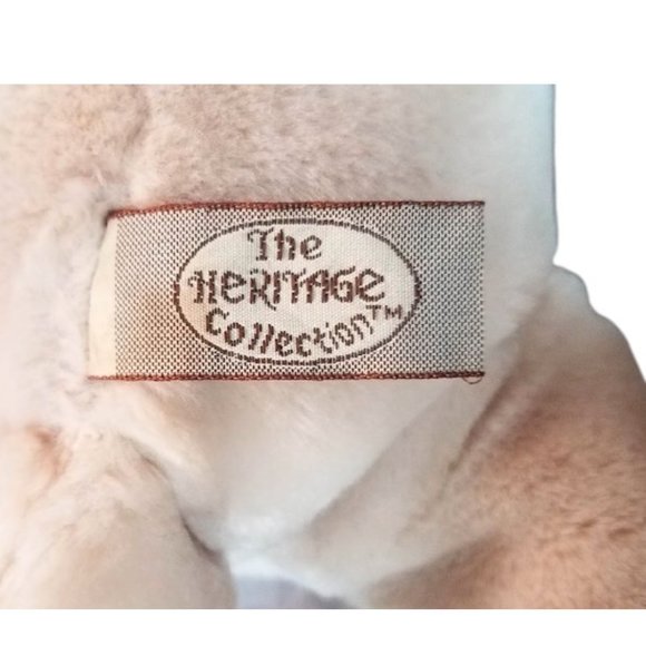 THE HERITAGE COLLECTION Beige & Brown Wrinkles Dog Puppet 18" - Vintage 1980's - Picture 9 of 10